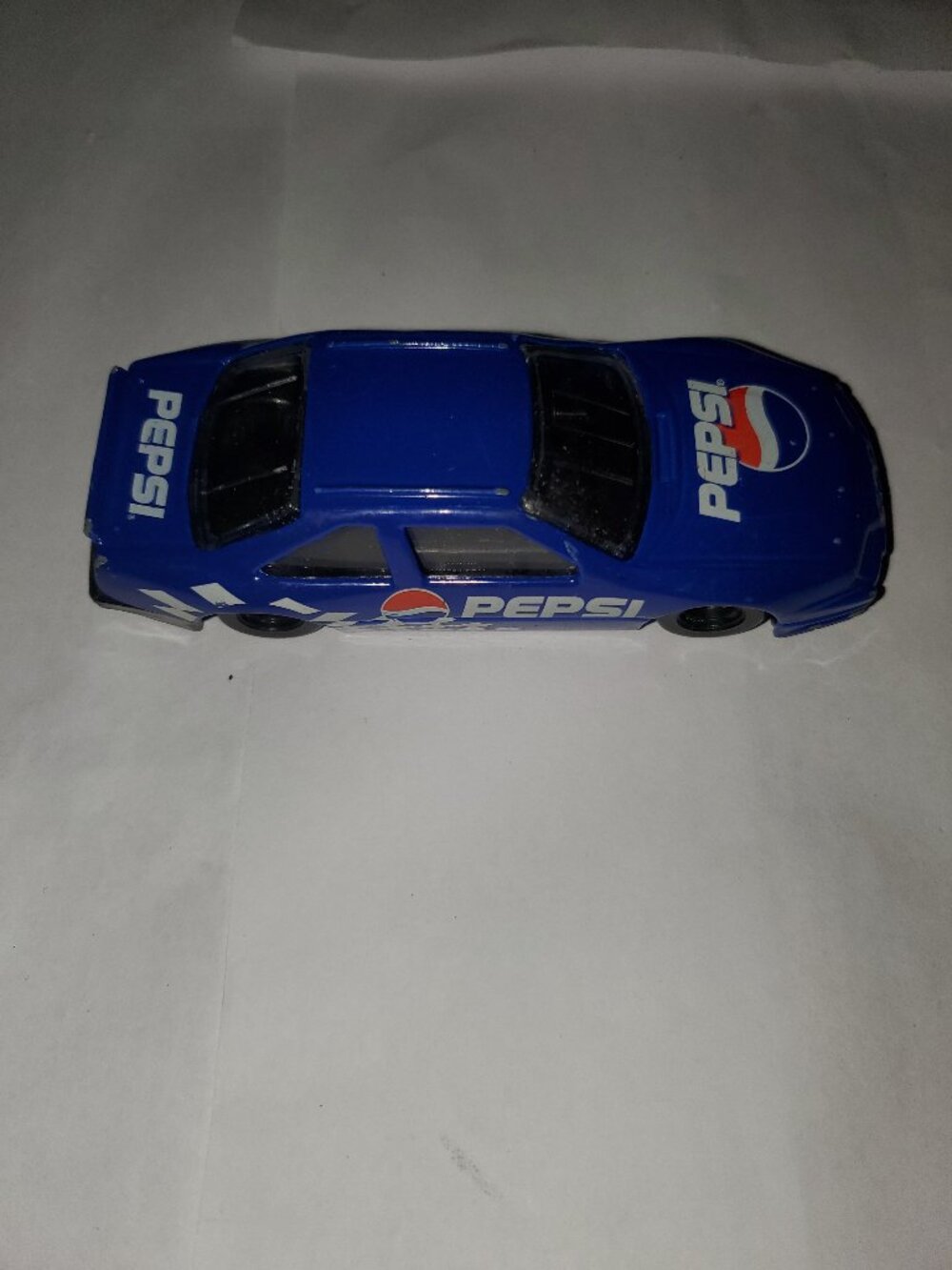 USED GOLDEN WHEEL BLUE PEPSI RACING TOY CAR SCALE MODEL MINIATURE